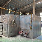 Industrial powder coating curing oven at Bisco Ultimate Chennai