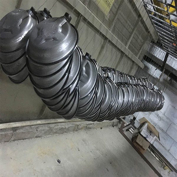 7-tank pre-treatment line for powder coating surface preparation