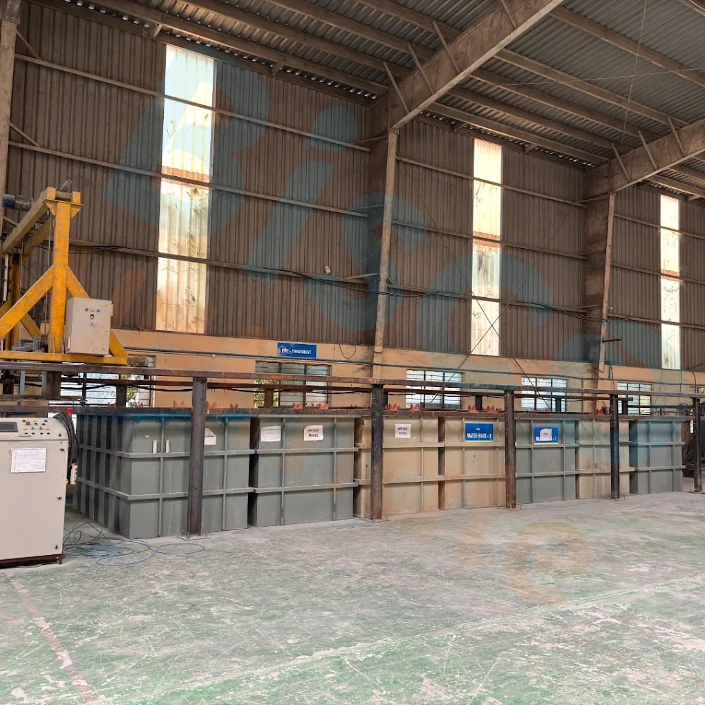 7-tank pre-treatment line for surface preparation at Bisco Ultimate Sriperumbudur