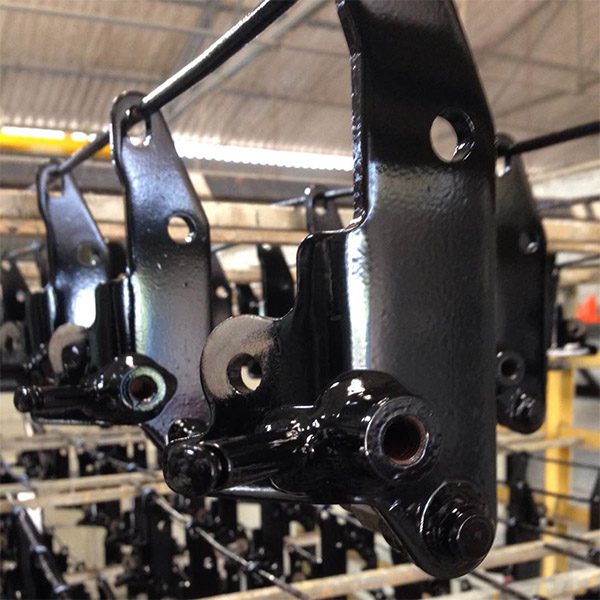 Powder coated metal stand for general fabrication industry